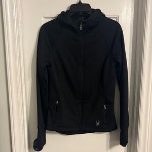 Spyder Black Fleece Jacket - small.